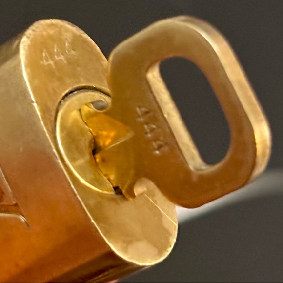 Louis Vuitton Gold Padlock AND Key #444 ✨ - Picture 8 of 8